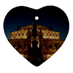 Dresden Semper Opera House Ornament (heart)  by Amaryn4rt