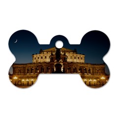 Dresden Semper Opera House Dog Tag Bone (one Side) by Amaryn4rt