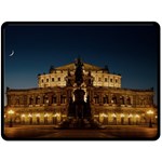 Dresden Semper Opera House Fleece Blanket (Large)  80 x60  Blanket Front