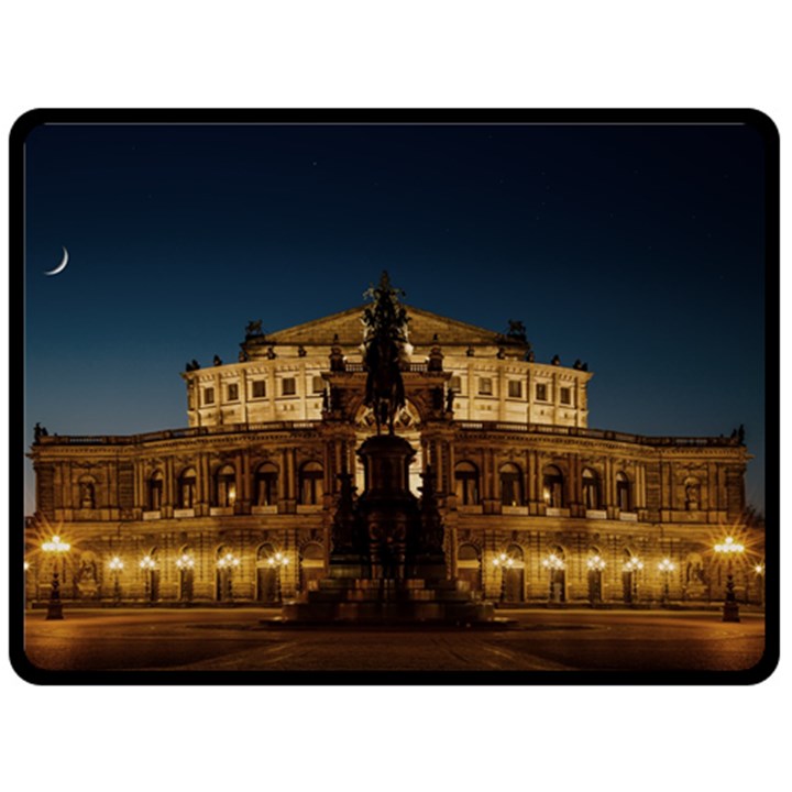 Dresden Semper Opera House Fleece Blanket (Large) 