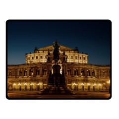 Dresden Semper Opera House Double Sided Fleece Blanket (small)  by Amaryn4rt