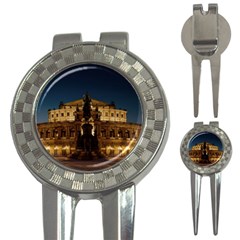 Dresden Semper Opera House 3-in-1 Golf Divots by Amaryn4rt