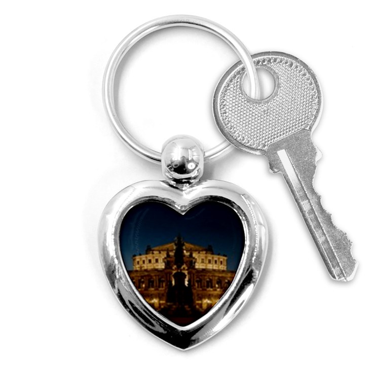 Dresden Semper Opera House Key Chains (Heart) 