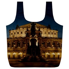 Dresden Semper Opera House Full Print Recycle Bags (l)  by Amaryn4rt