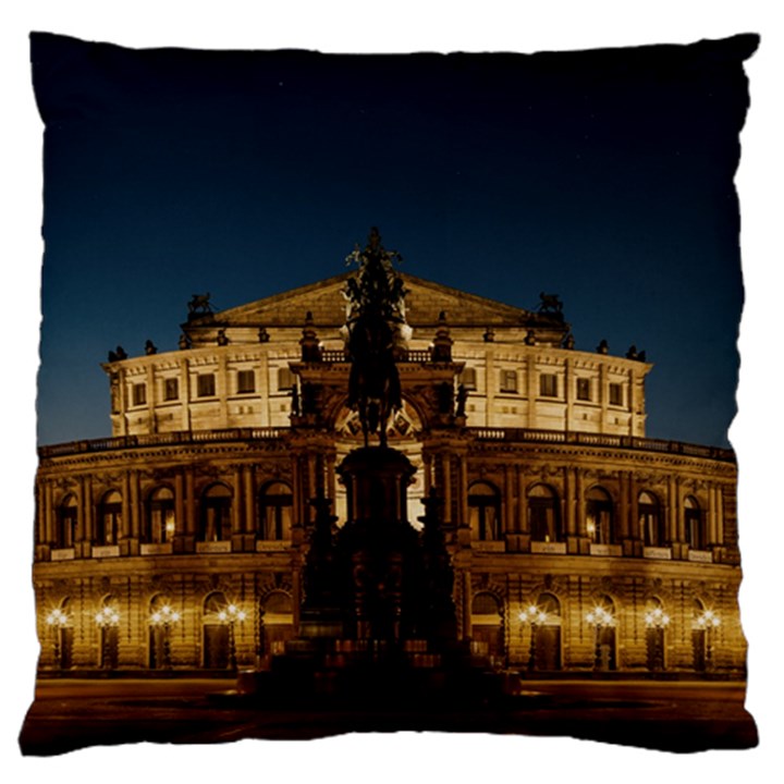 Dresden Semper Opera House Standard Flano Cushion Case (One Side)