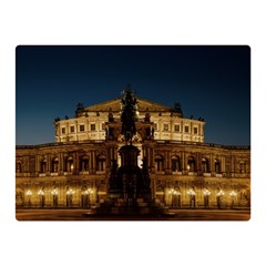 Dresden Semper Opera House Double Sided Flano Blanket (mini)  by Amaryn4rt