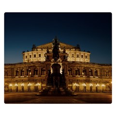 Dresden Semper Opera House Double Sided Flano Blanket (small)  by Amaryn4rt