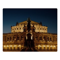 Dresden Semper Opera House Double Sided Flano Blanket (large)  by Amaryn4rt