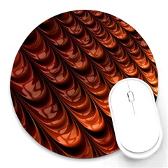 Fractal Mathematics Frax Round Mousepads by Amaryn4rt