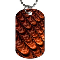 Fractal Mathematics Frax Dog Tag (one Side) by Amaryn4rt