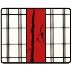 Shoji - Bamboo Double Sided Fleece Blanket (medium)  by Tatami