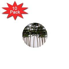 Bamboo Plant Wellness Digital Art 1  Mini Buttons (10 Pack)  by Amaryn4rt