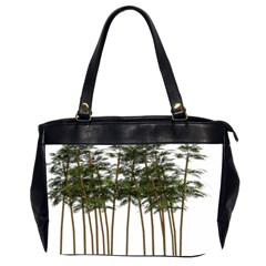 Bamboo Plant Wellness Digital Art Office Handbags (2 Sides)  by Amaryn4rt