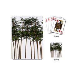 Bamboo Plant Wellness Digital Art Playing Cards (mini) 