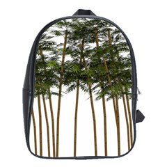 Bamboo Plant Wellness Digital Art School Bags (xl)  by Amaryn4rt