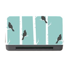 Birds Trees Birch Birch Trees Memory Card Reader With Cf by Amaryn4rt