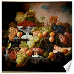 Abundance Of Fruit Severin Roesen Canvas 12  X 12   by Amaryn4rt