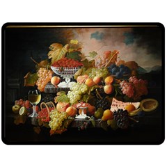 Abundance Of Fruit Severin Roesen Double Sided Fleece Blanket (large)  by Amaryn4rt