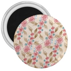 Background Page Template Floral 3  Magnets