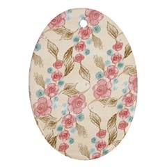 Background Page Template Floral Oval Ornament (two Sides) by Amaryn4rt