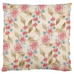 Background Page Template Floral Large Cushion Case (two Sides) by Amaryn4rt