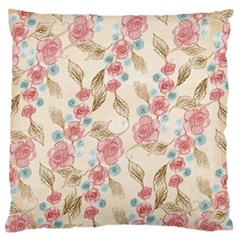 Background Page Template Floral Large Flano Cushion Case (two Sides) by Amaryn4rt