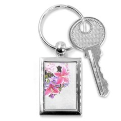 Background Grunge Rustic Green Key Chains (Rectangle) 