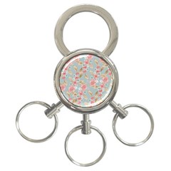 Background Page Template Floral 3-ring Key Chains by Amaryn4rt