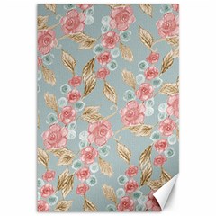 Background Page Template Floral Canvas 12  X 18   by Amaryn4rt