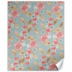 Background Page Template Floral Canvas 11  X 14   by Amaryn4rt