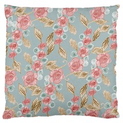 Background Page Template Floral Large Cushion Case (two Sides) by Amaryn4rt