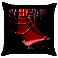 Fractal Mathematics Abstract Throw Pillow Case (black) by Amaryn4rt