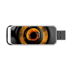 Fractal Mathematics Abstract Portable Usb Flash (one Side) by Amaryn4rt