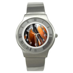 Fractal Structure Mathematics Stainless Steel Watch by Amaryn4rt