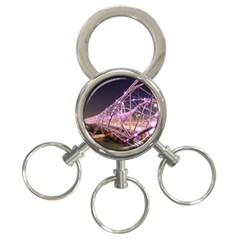 Helixbridge Bridge Lights Night 3-ring Key Chains by Amaryn4rt