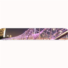 Helixbridge Bridge Lights Night Small Bar Mats by Amaryn4rt