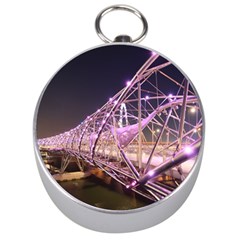 Helixbridge Bridge Lights Night Silver Compasses by Amaryn4rt