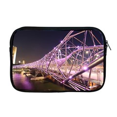 Helixbridge Bridge Lights Night Apple Macbook Pro 17  Zipper Case