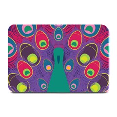 Peacock Bird Animal Feathers Plate Mats by Amaryn4rt