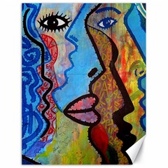 Graffiti Wall Color Artistic Canvas 18  X 24   by Amaryn4rt