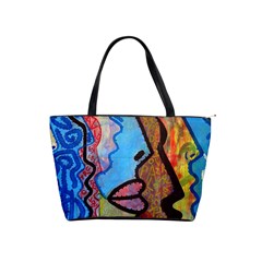 Graffiti Wall Color Artistic Shoulder Handbags by Amaryn4rt