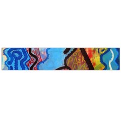 Graffiti Wall Color Artistic Flano Scarf (large) by Amaryn4rt