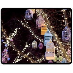 Qingdao Provence Lights Outdoors Double Sided Fleece Blanket (medium)  by Amaryn4rt