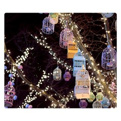 Qingdao Provence Lights Outdoors Double Sided Flano Blanket (small)  by Amaryn4rt