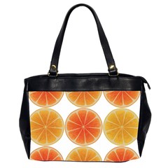 Orange Discs Orange Slices Fruit Office Handbags (2 Sides)  by Amaryn4rt