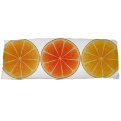 Orange Discs Orange Slices Fruit Body Pillow Case Dakimakura (two Sides) by Amaryn4rt