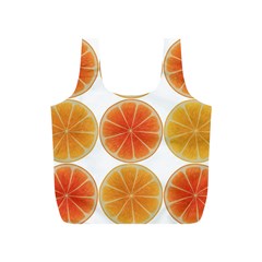 Orange Discs Orange Slices Fruit Full Print Recycle Bags (s)  by Amaryn4rt