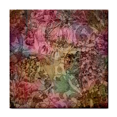 Texture Background Spring Colorful Tile Coasters