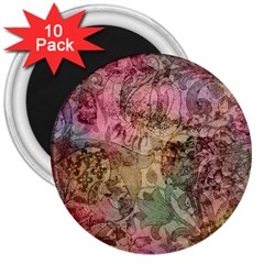 Texture Background Spring Colorful 3  Magnets (10 pack) 