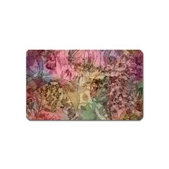 Texture Background Spring Colorful Magnet (Name Card)